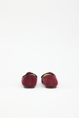 Prada Suede Bow Flat