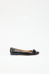 Ferragamo Patent Varina Flat