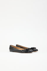 Ferragamo Patent Varina Flat
