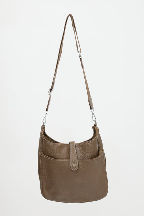 Hermès Etoupe Clemence Evelyne III PM Bag