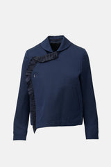 Noir Kei Ninomiya FW 2021 Silk Ruffled Jacket