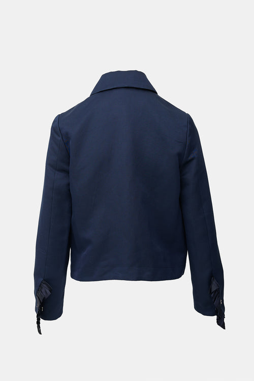 Noir Kei Ninomiya FW 2021 Silk Ruffled Jacket