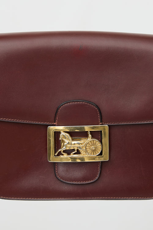Celine Vintage Leather Sulky Shoulder Bag