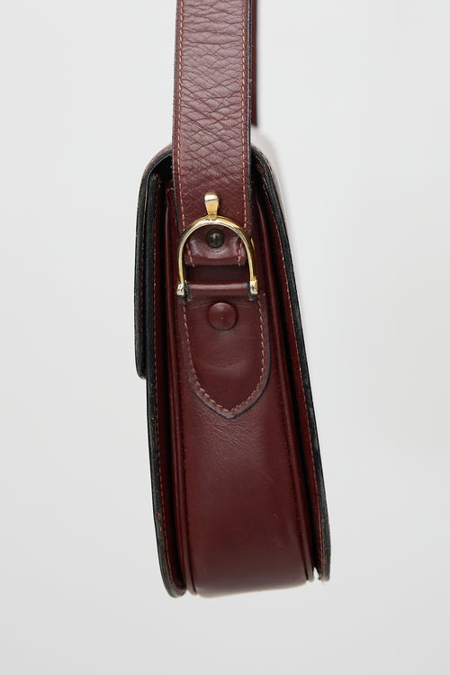 Celine Vintage Leather Sulky Shoulder Bag