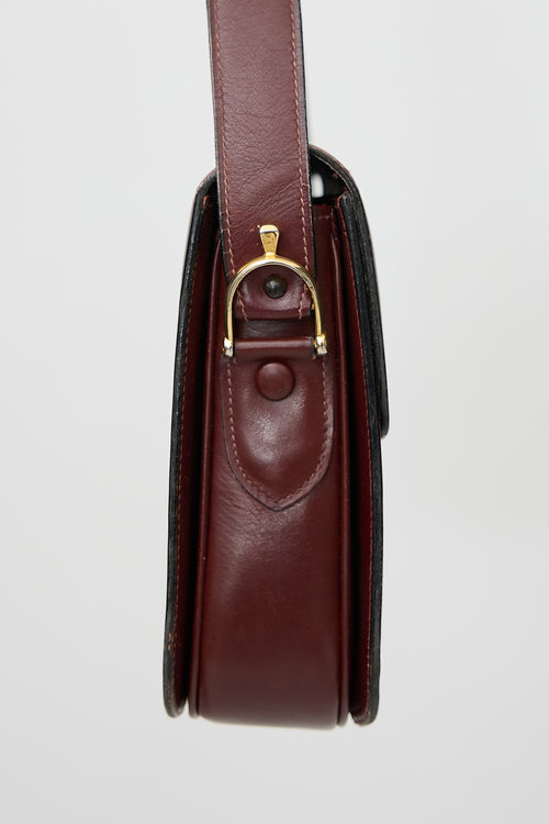 Celine Vintage Leather Sulky Shoulder Bag