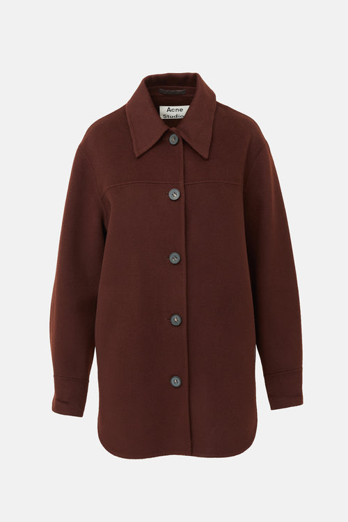 Acne Studios Brushed Wool Shirt Jacket