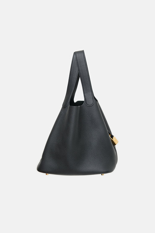 Hermès 2026 Noir Clemence Picotin 22 Bag