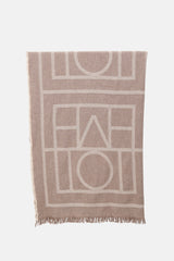 Toteme Cashmere & Wool Monogram Scarf