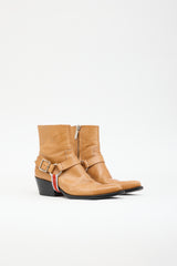 Calvin Klein 205W39NYC Leather Harness Western Boot