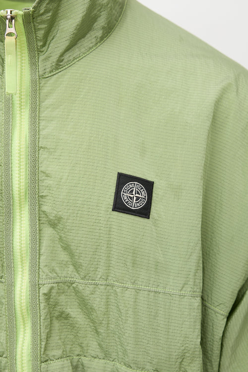 Stone Island Nylon Ripstop Logo Jacket