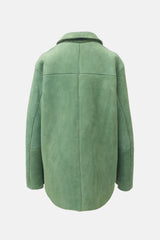 Auralee Shearling Shirt Jacket