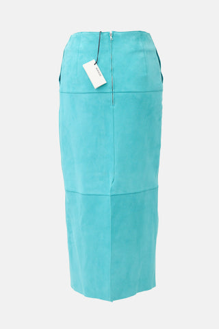 Auralee Suede Midi Skirt