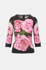 Dolce & Gabbana Crepe Floral Top