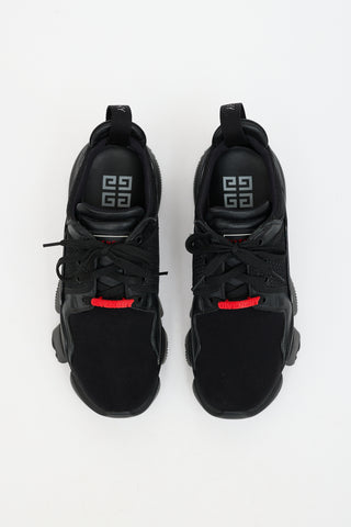 Givenchy Leather & Neoprene Jaw Low Sneaker