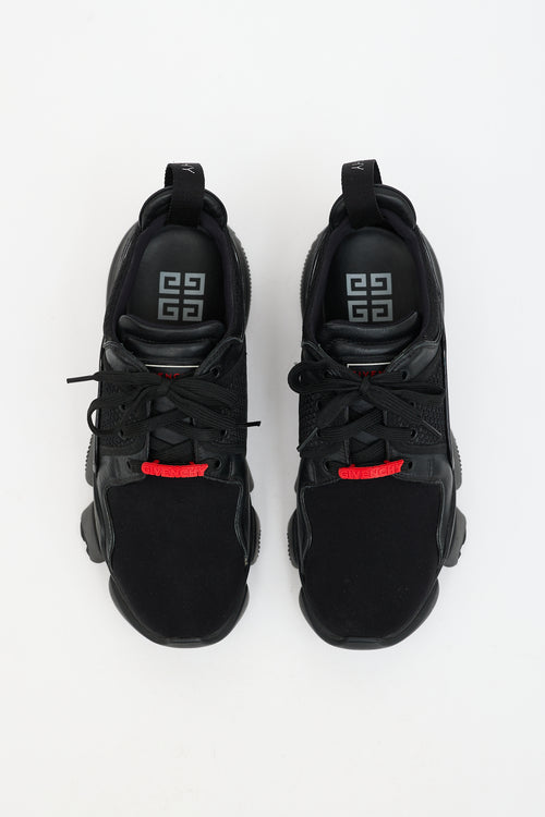 Givenchy Leather & Neoprene Jaw Low Sneaker