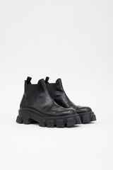 Prada Leather Monolith Chelsea Boot