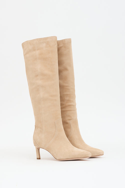 Veronica Beard Suede Kinna Tall Boot