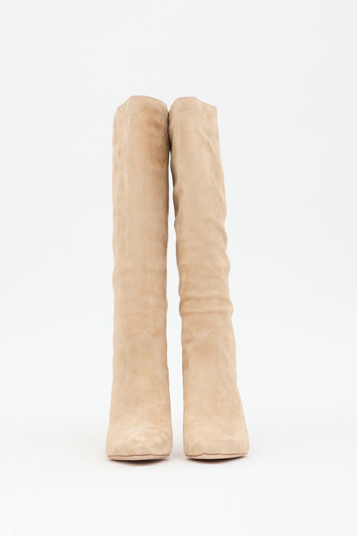 Veronica Beard Suede Kinna Tall Boot