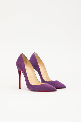 Christian Louboutin Suede So Kate Pump