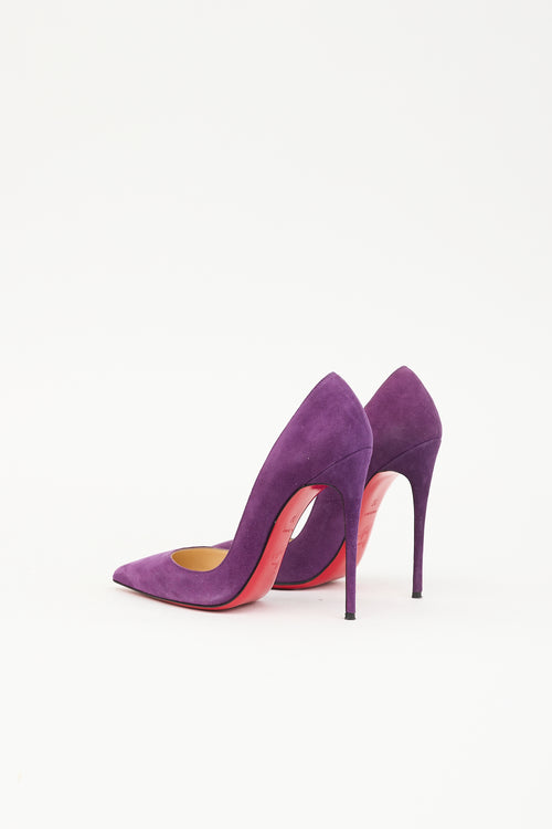 Christian Louboutin Suede So Kate Pump