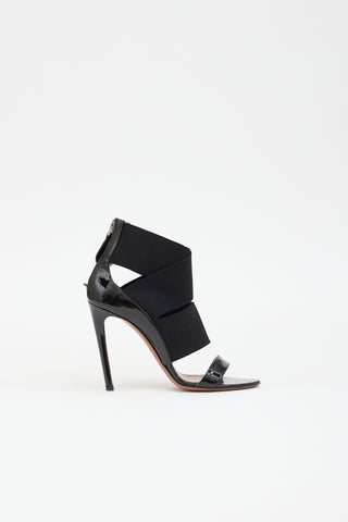 Alaïa Patent & Elastic Sandal