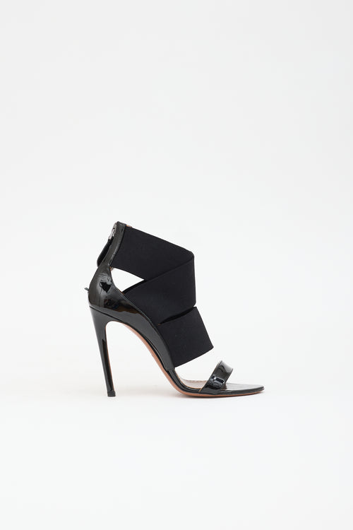 Alaïa Patent & Elastic Sandal