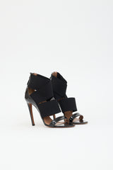 Alaïa Patent & Elastic Sandal