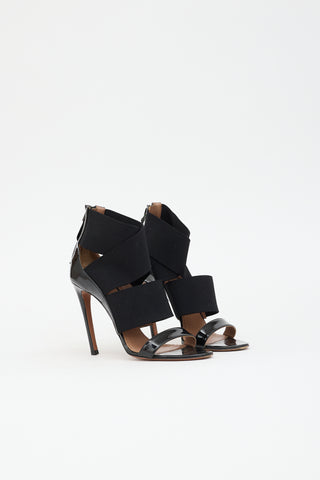 Alaïa Patent & Elastic Sandal