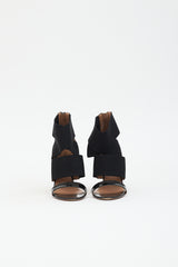 Alaïa Patent & Elastic Sandal