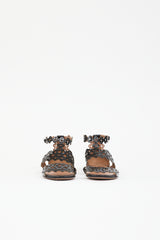 Alaïa Patent Laser Cut Sandal