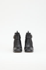 Chanel Leather CC Chelsea  Boot