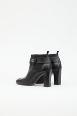 Chanel Leather CC Chelsea  Boot