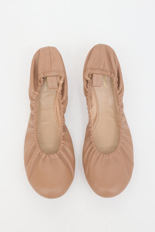 Gianvito Rossi Leather Ballet Flat