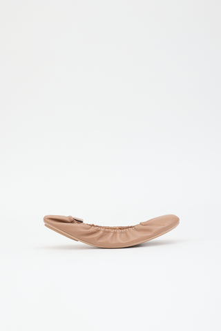 Gianvito Rossi Leather Ballet Flat