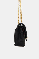Chanel Vintage Quilted Jersey Double Flap Bag