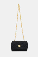 Chanel Vintage Satin Small Bijoux Chain Flap Bag