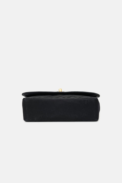 Chanel Vintage Satin Small Bijoux Chain Flap Bag
