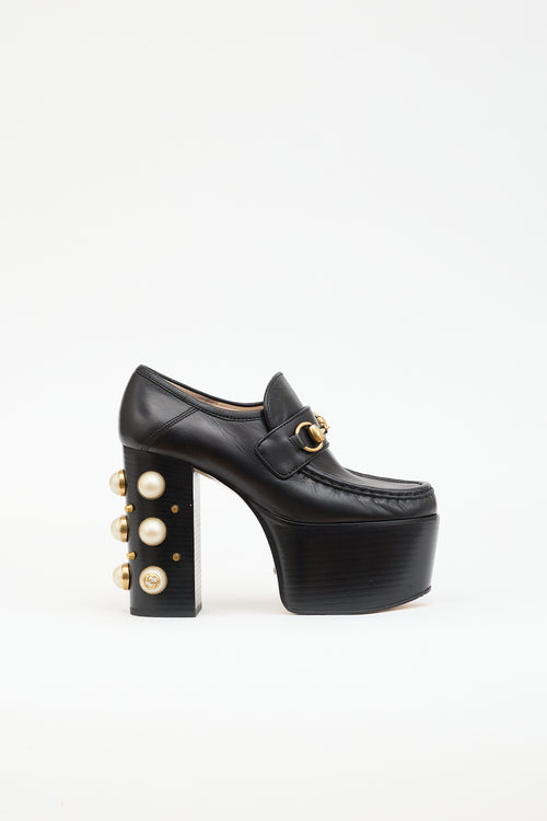 Gucci Leather Vegas Platform Loafer