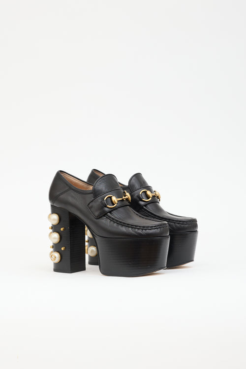 Gucci Leather Vegas Platform Loafer