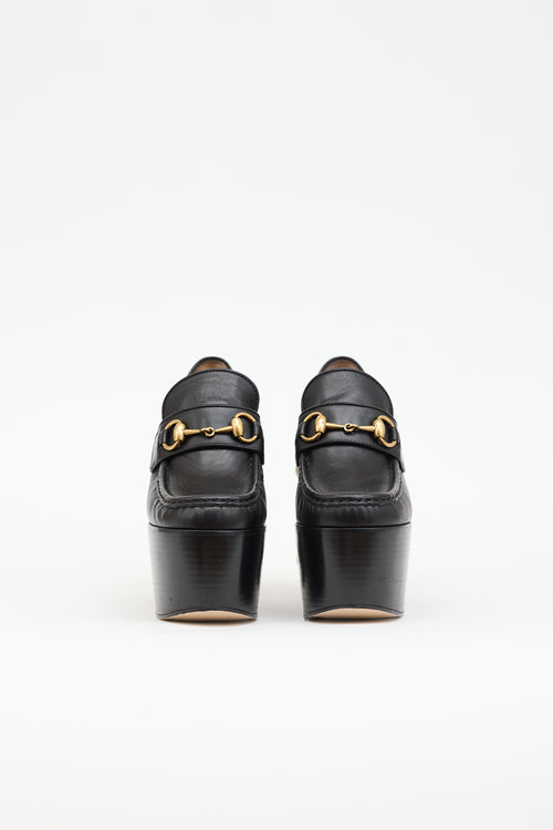 Gucci Leather Vegas Platform Loafer