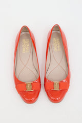Ferragamo Patent Varina Flat
