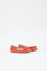Ferragamo Patent Varina Flat