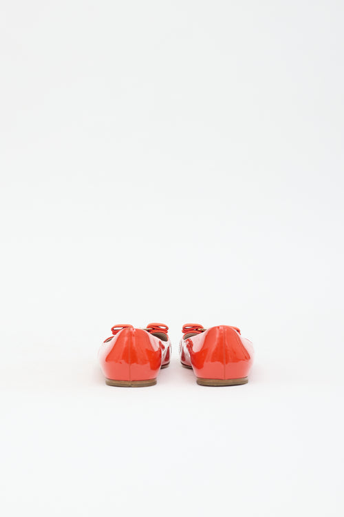 Ferragamo Patent Varina Flat