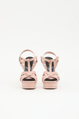 Saint Laurent Leather Tribute Sandal