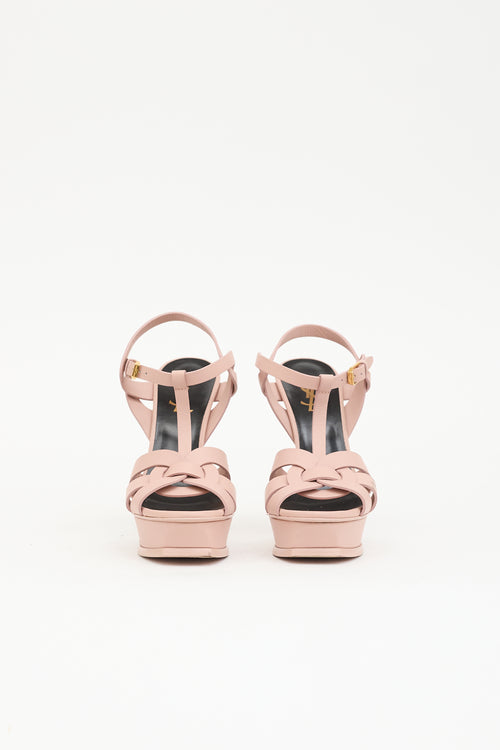 Saint Laurent Leather Tribute Sandal