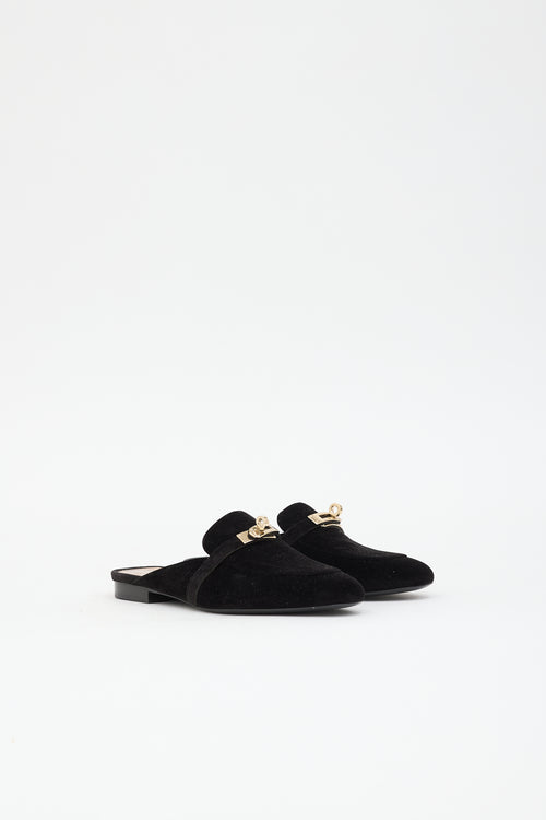 Hermès Velvet Oz Mule