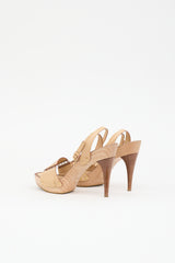Louis Vuitton 2006 Leather Platform Sandal