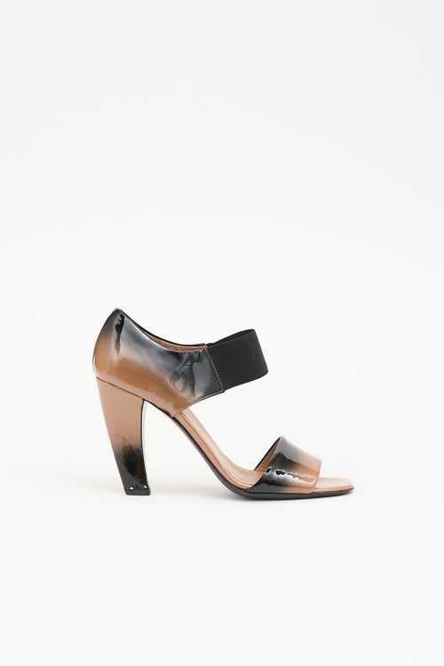 Prada FW 2007 Patent Ombré Sandal