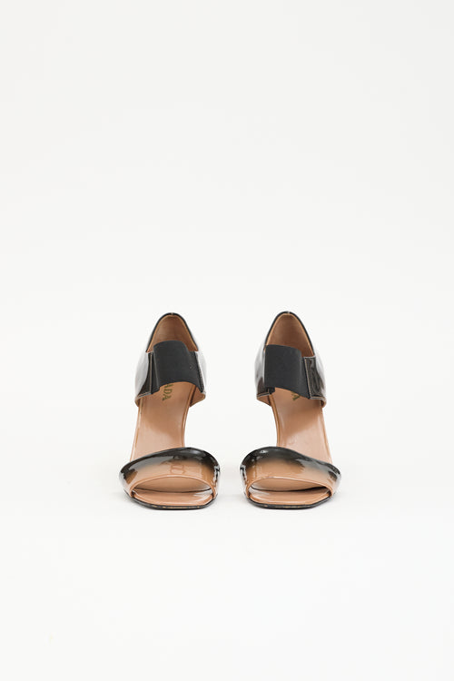 Prada FW 2007 Patent Ombré Sandal