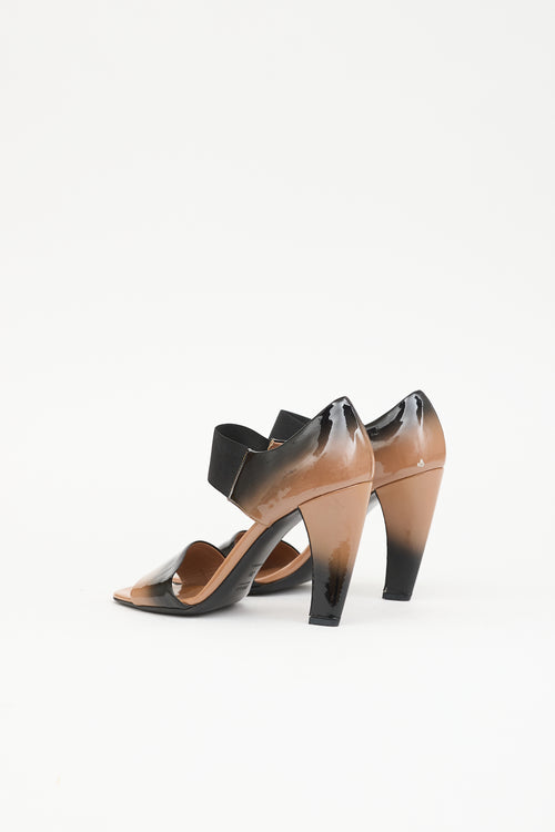 Prada FW 2007 Patent Ombré Sandal
